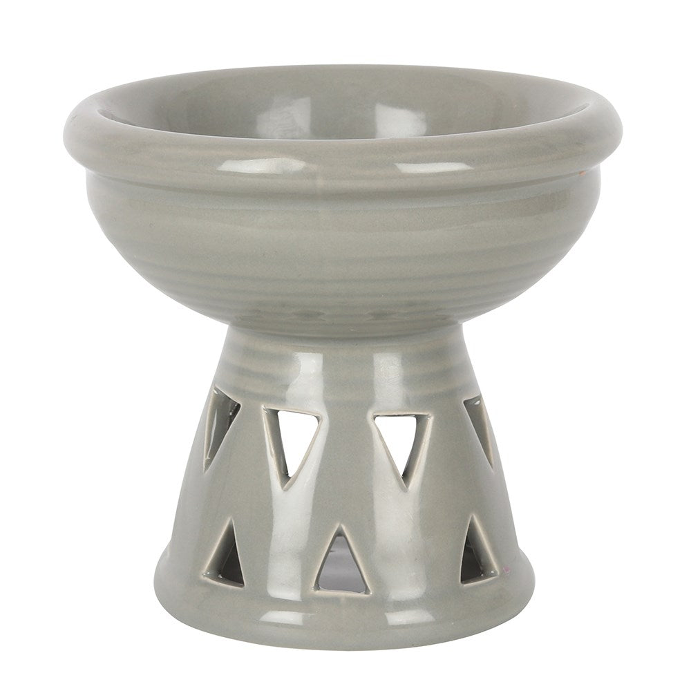 Grey Aztec Deep Bowl Oil Burner