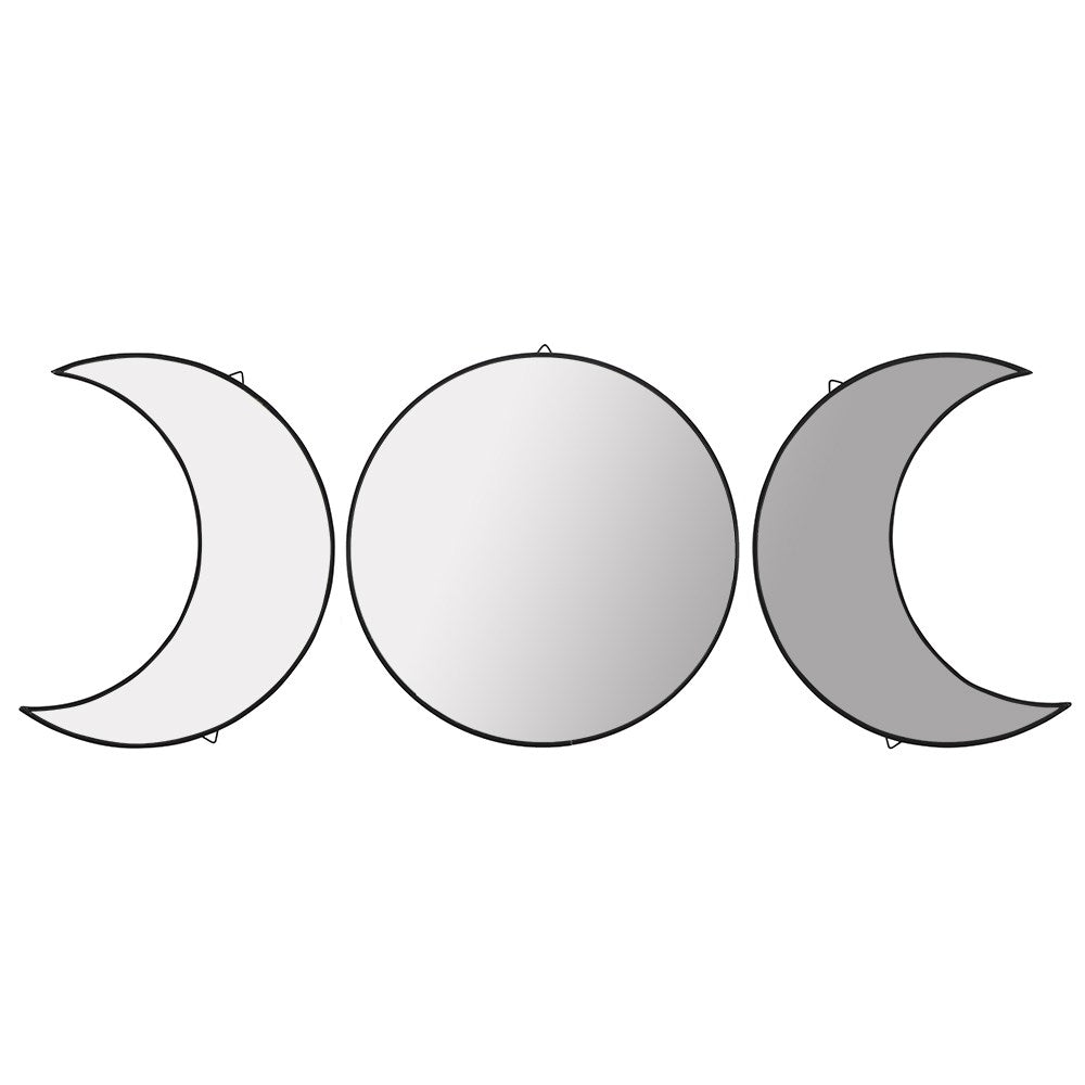 Moon Phase Mirrors - Set of 3