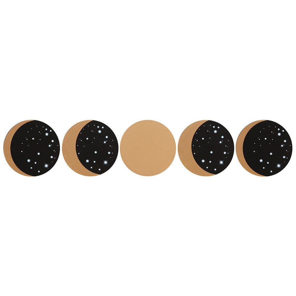 Moon Phase Coasters - Set of 5