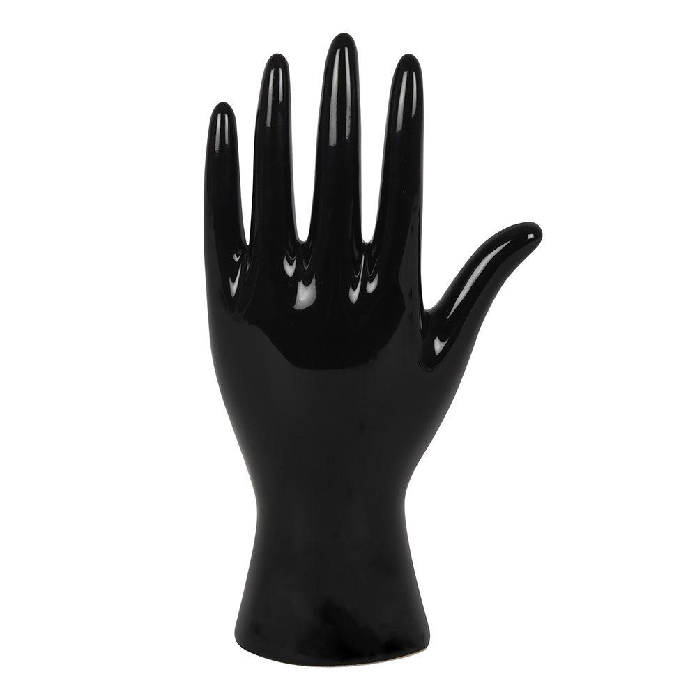 Black Palmistry Ring Holder & Sculpture