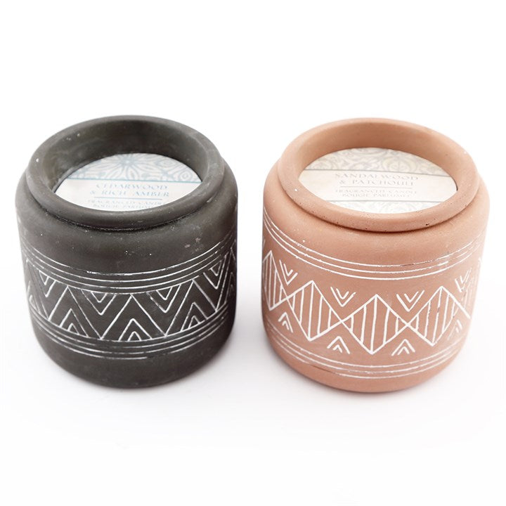 Boho Terracotta Scented Candles